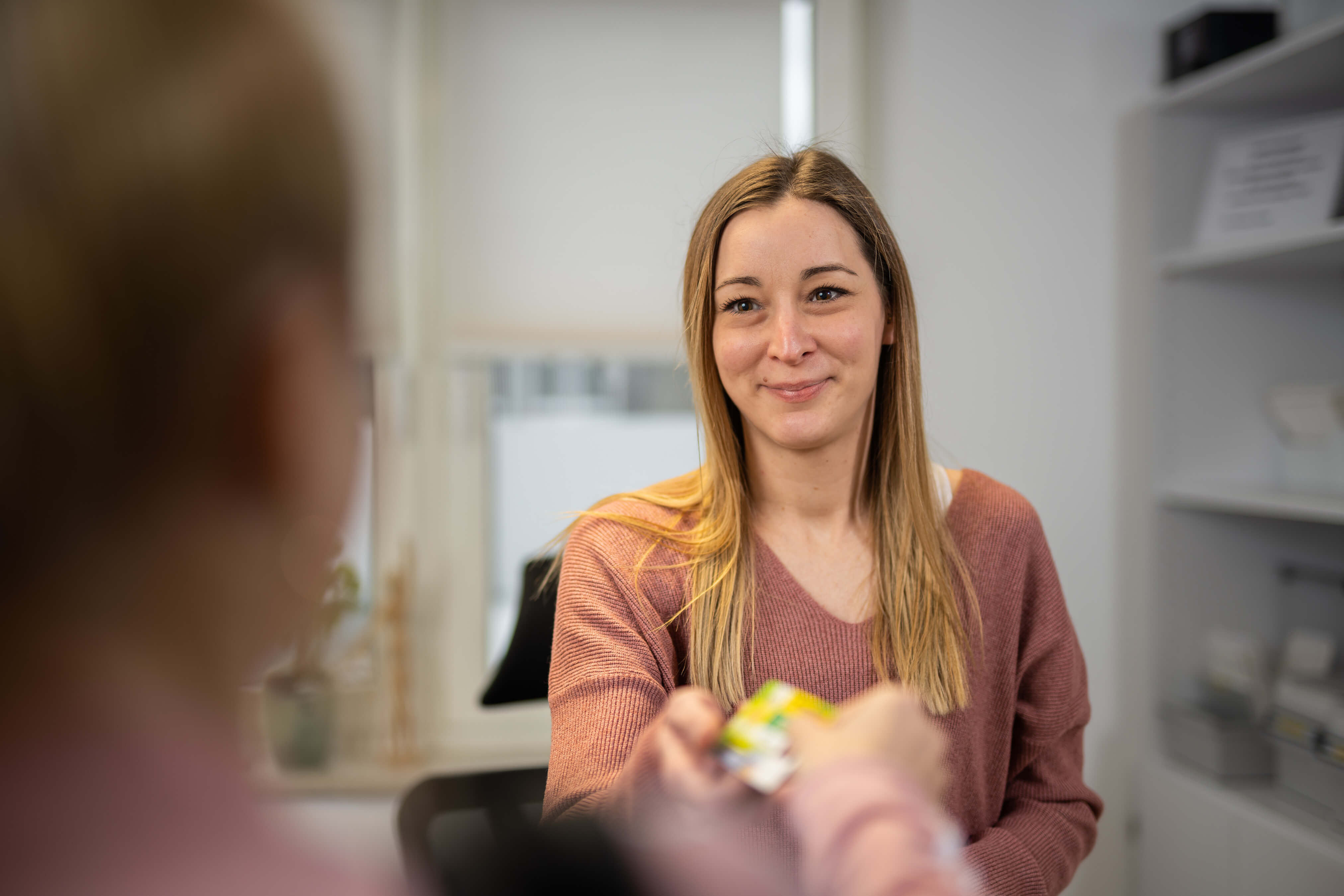 Körperkraft Ratingen: Team-Assistentin Franziska Reschke.